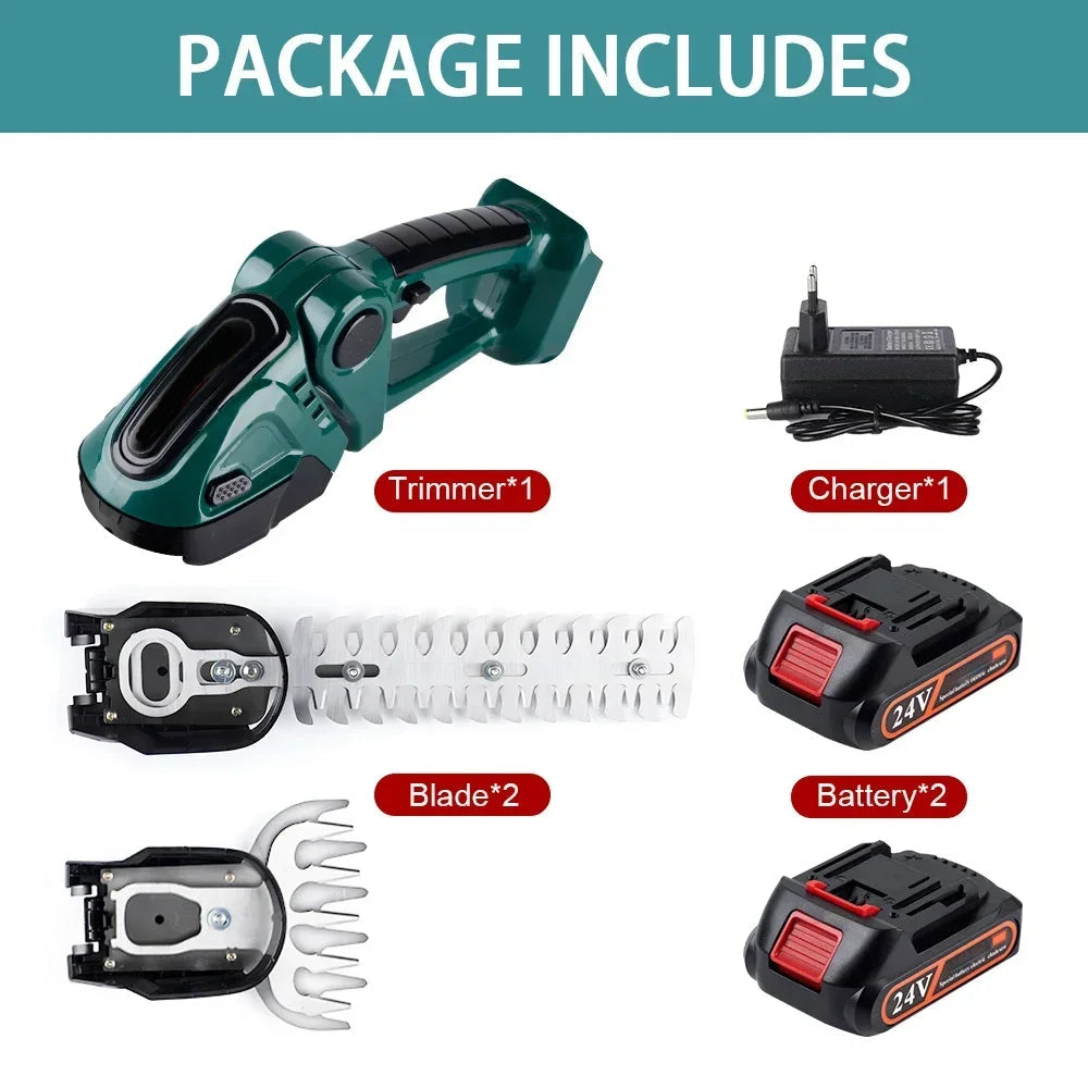 Cordless Hedge Trimmer – Lightweight, Powerful Battery-Powered Tool for Effortless Hedge Care