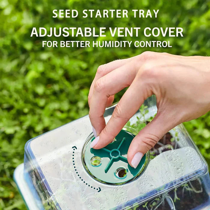 Indoor Household Nursery Pot with Built-In Grow Light — Seed Starter Tray for Healthy, Fast Seedling Growth