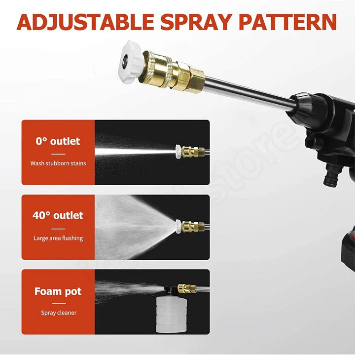 Cordless High-Pressure Washer with Dual Batteries – Powerful, Portable Cleaning Anywhere