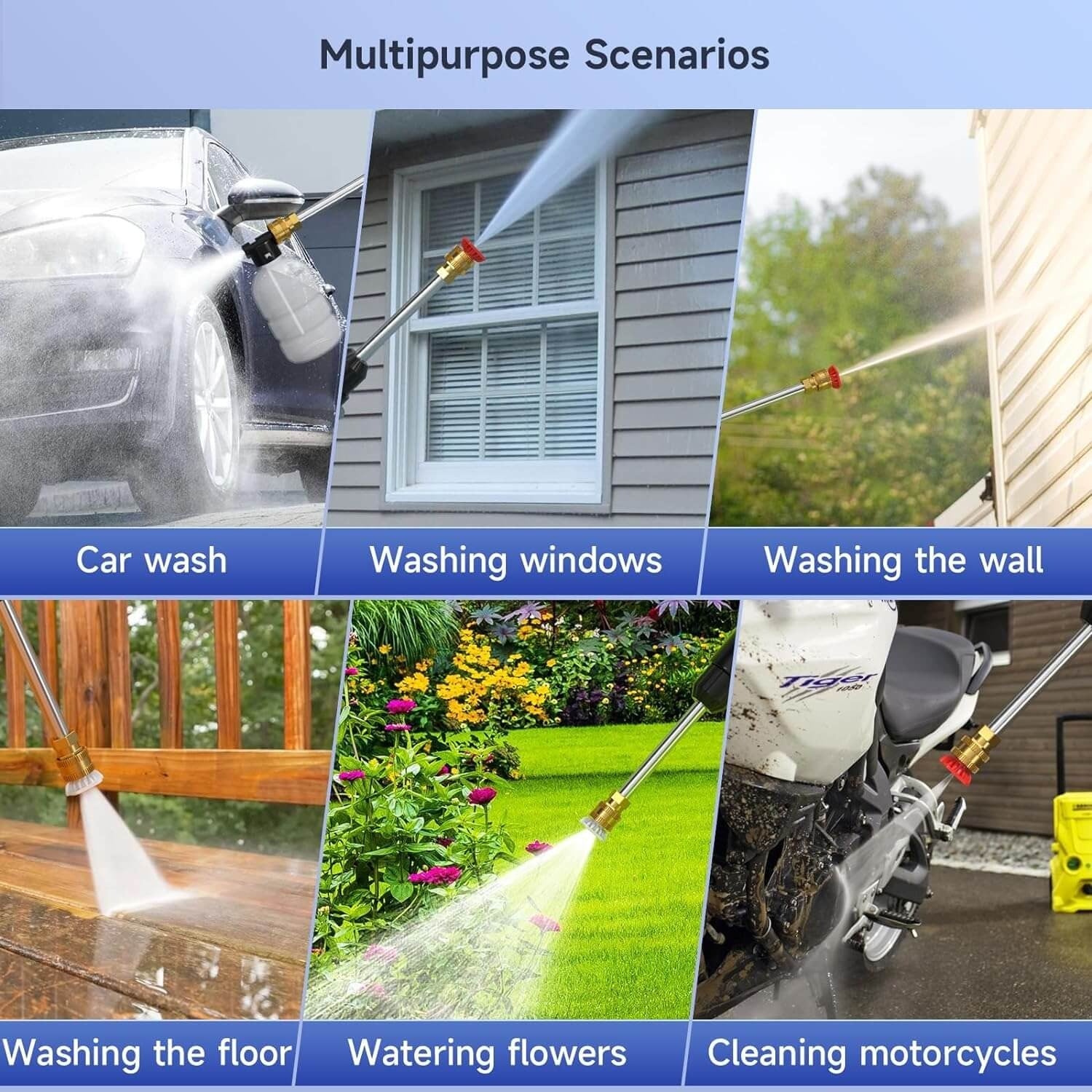 Cordless High-Pressure Washer with Dual Batteries – Powerful, Portable Cleaning Anywhere