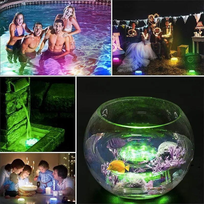 Waterproof Submersible LED Lights for Underwater Ambience