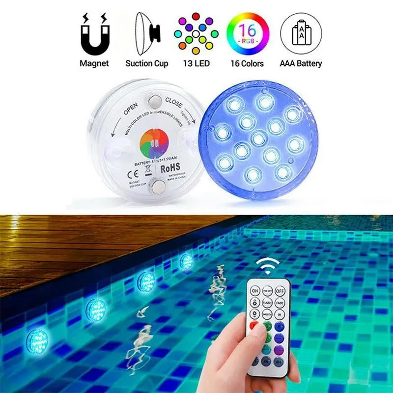 Waterproof Submersible LED Lights for Underwater Ambience