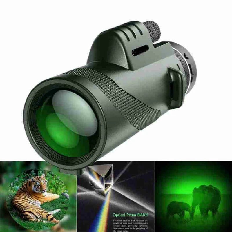 Ultra-Compact Handheld Monocular for Portable, Clear Viewing