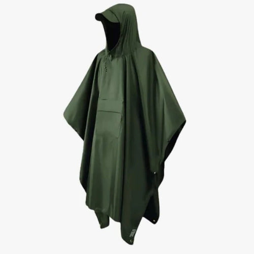 All-Weather Outdoor Rain Poncho for Full Coverage