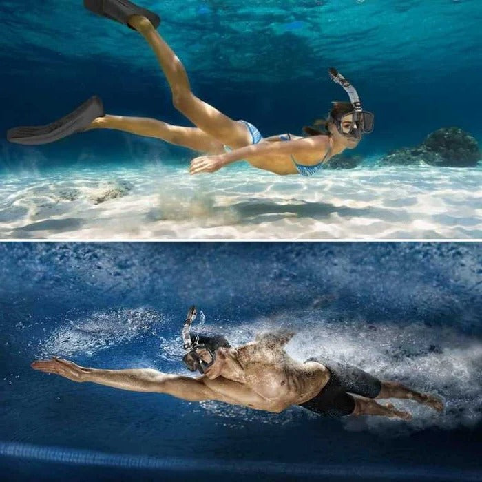 Dry-Top Snorkeling Mask for Clear, Leak-Free Vision