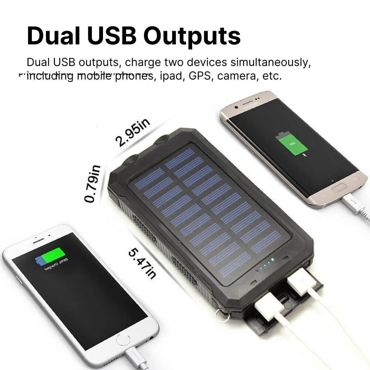 All-Weather Solar Charger & Waterproof Power Bank