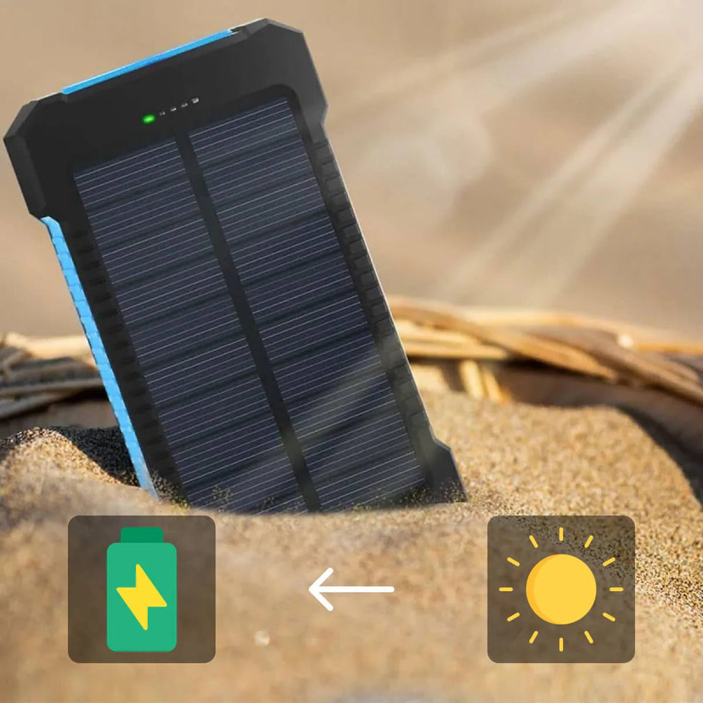 All-Weather Solar Charger & Waterproof Power Bank