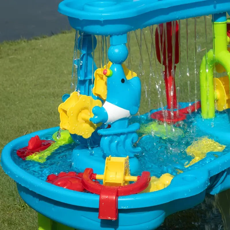 3-in-1 Outdoor Sand & Water Table for Kids – All-Season Fun