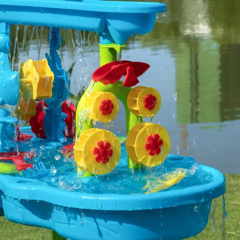 3-in-1 Outdoor Sand & Water Table for Kids – All-Season Fun