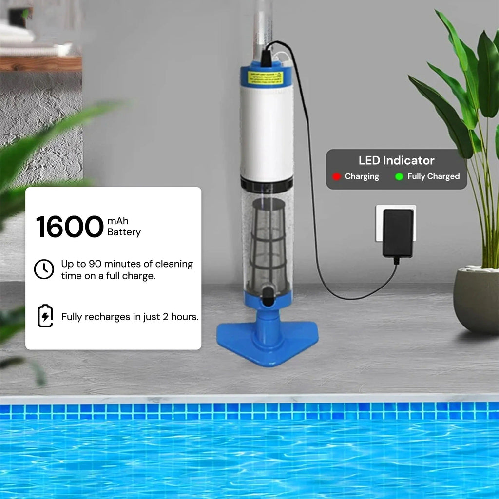 Rechargeable Cordless Pool Cleaner for Effortless Pool Cleaning