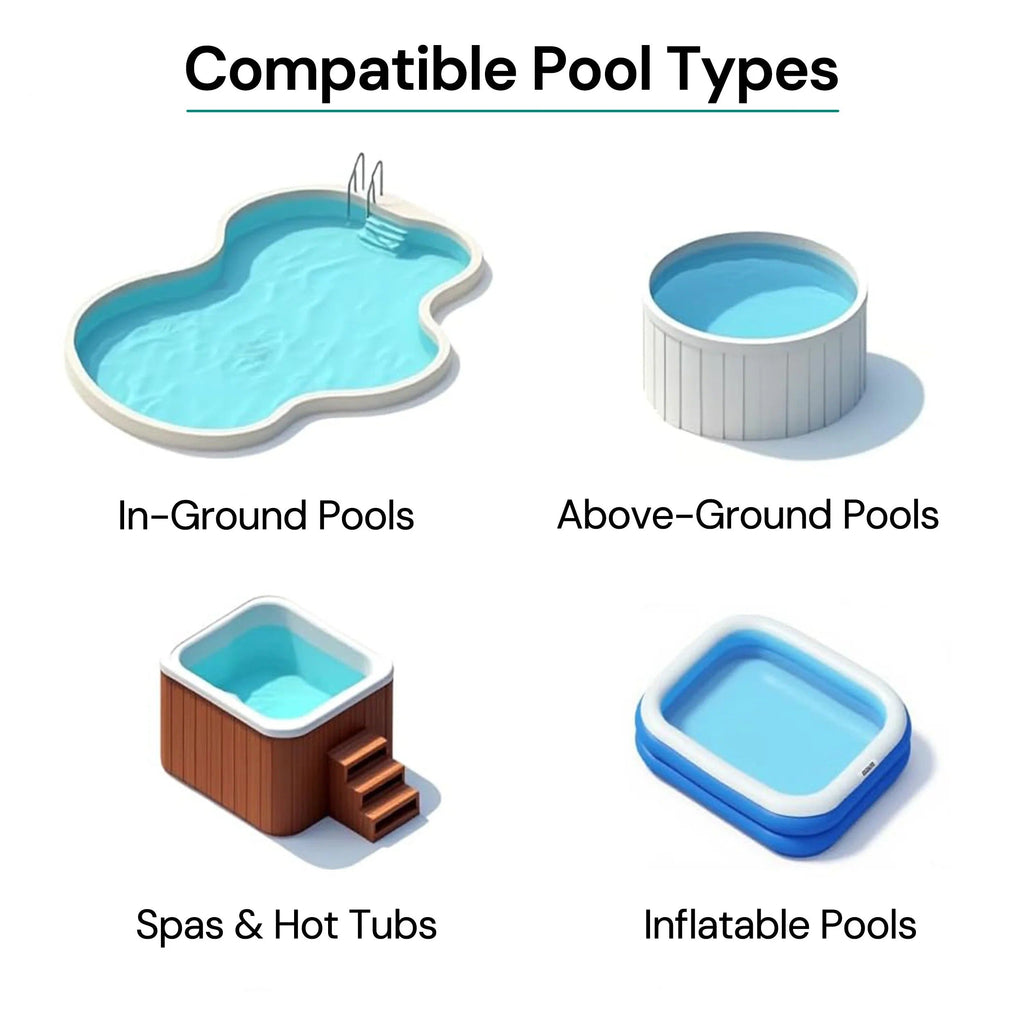 Rechargeable Cordless Pool Cleaner for Effortless Pool Cleaning