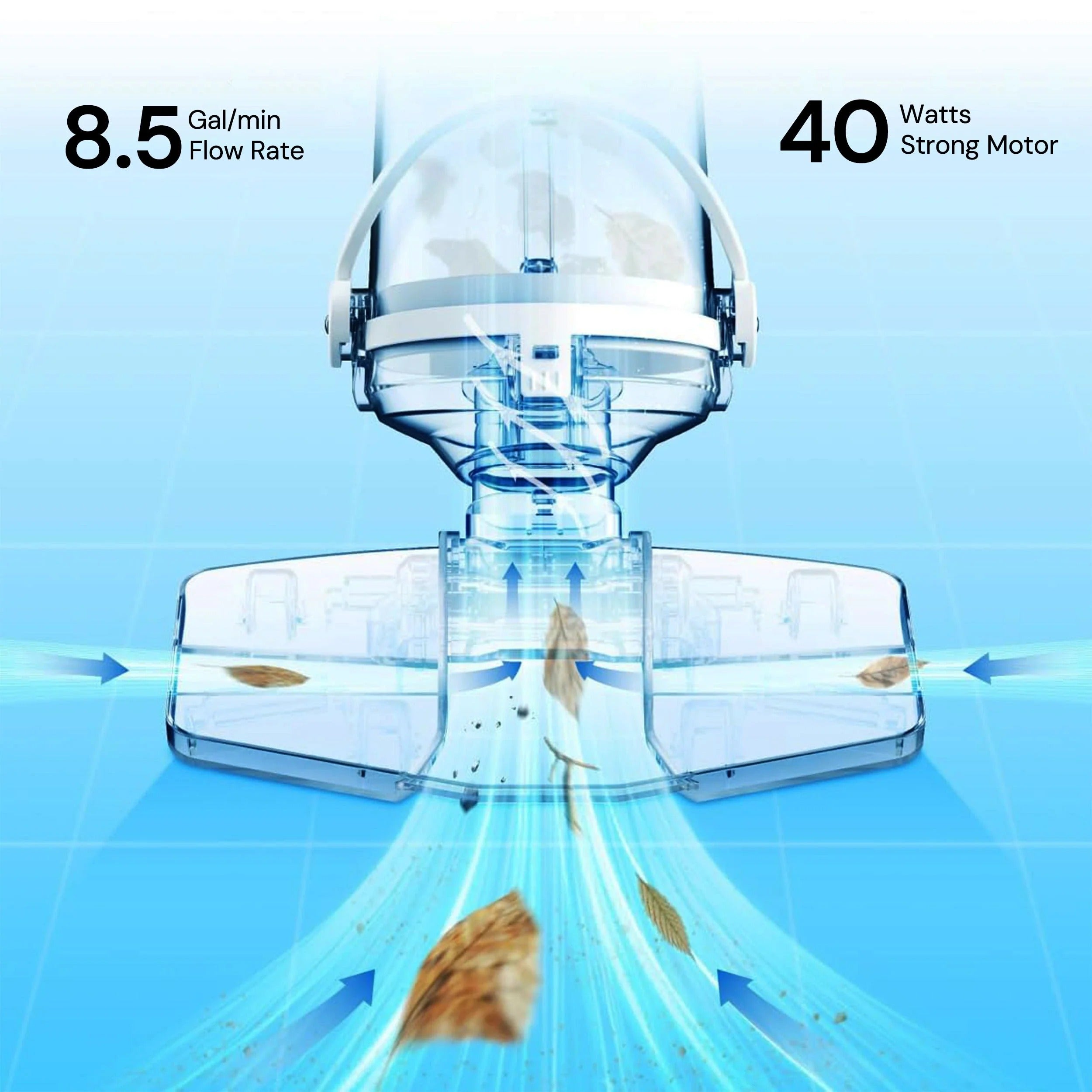 Rechargeable Cordless Pool Cleaner for Effortless Pool Cleaning