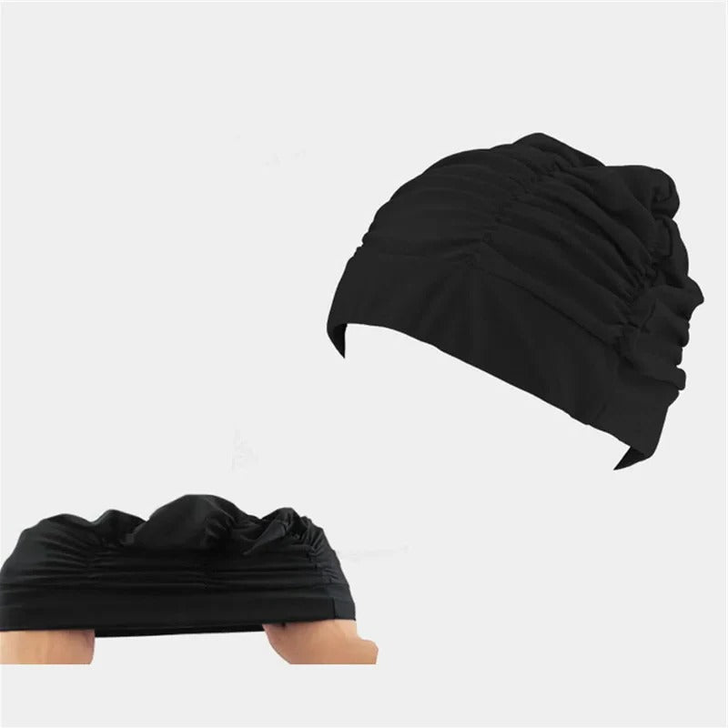 Chic Stretch Swim Cap for a Secure, Comfortable Fit