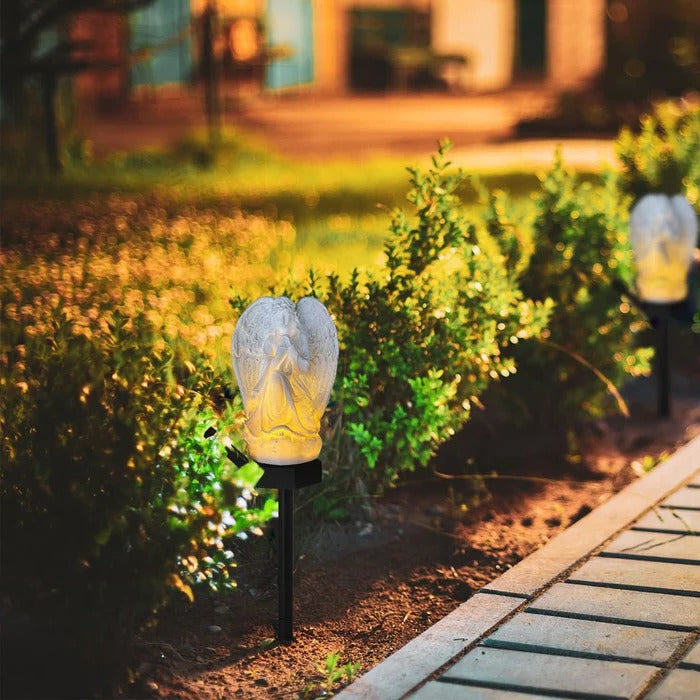 Angel Solar Garden Light - Enchanting Outdoor Illumination