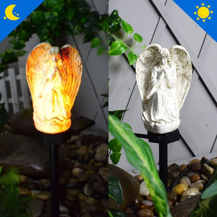 Angel Solar Garden Light - Enchanting Outdoor Illumination