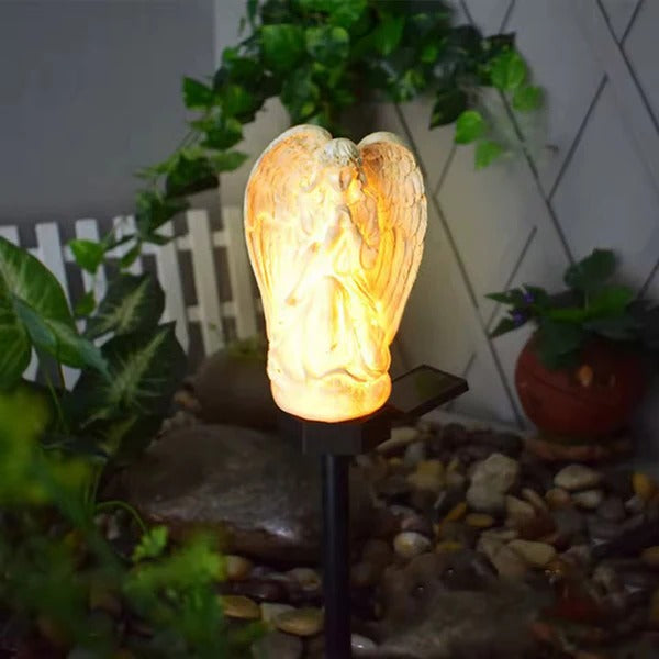 Angel Solar Garden Light - Enchanting Outdoor Illumination