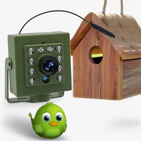 HD WiFi Bird Nest Camera - Crystal-Clear Wireless Nest Surveillance