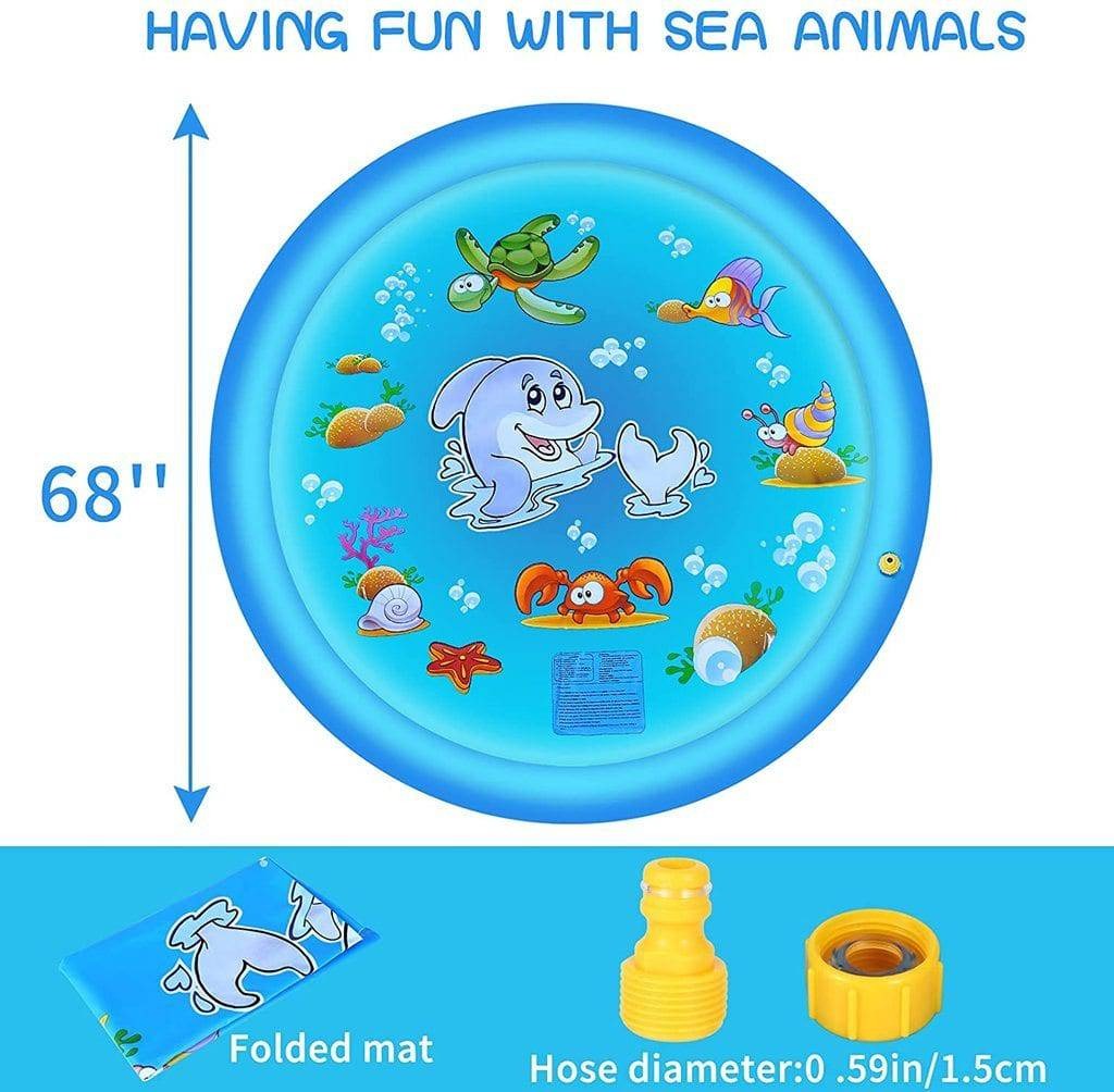Vibrant Sprinkler Splash Pad for Ultimate Backyard Water Fun