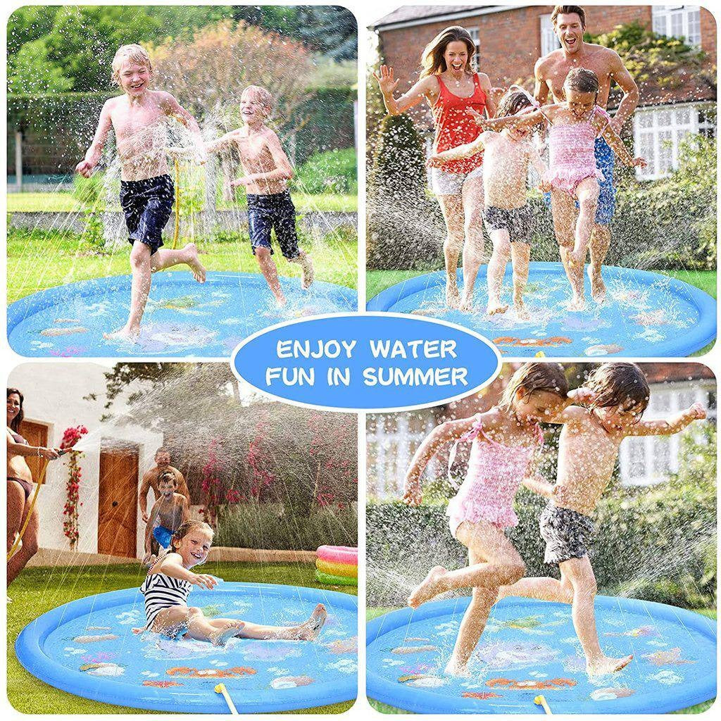 Vibrant Sprinkler Splash Pad for Ultimate Backyard Water Fun
