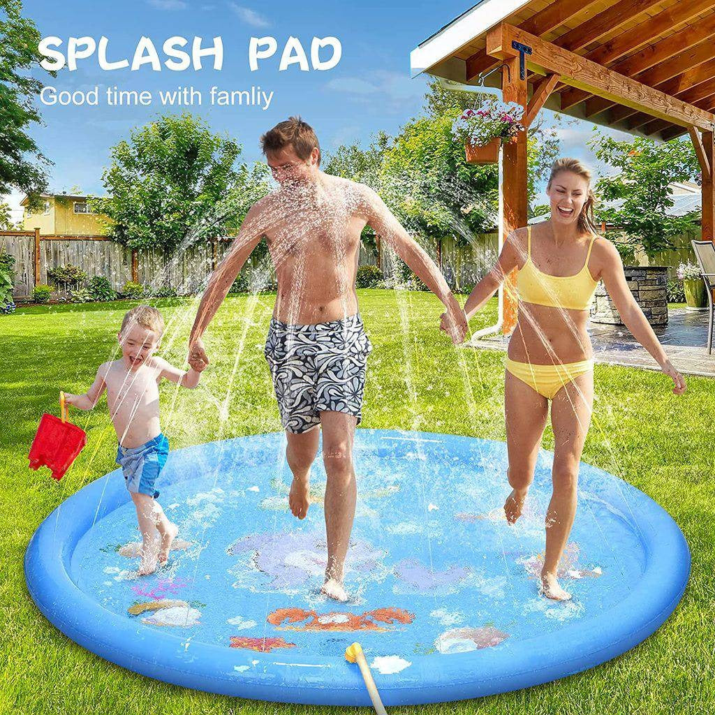 Vibrant Sprinkler Splash Pad for Ultimate Backyard Water Fun