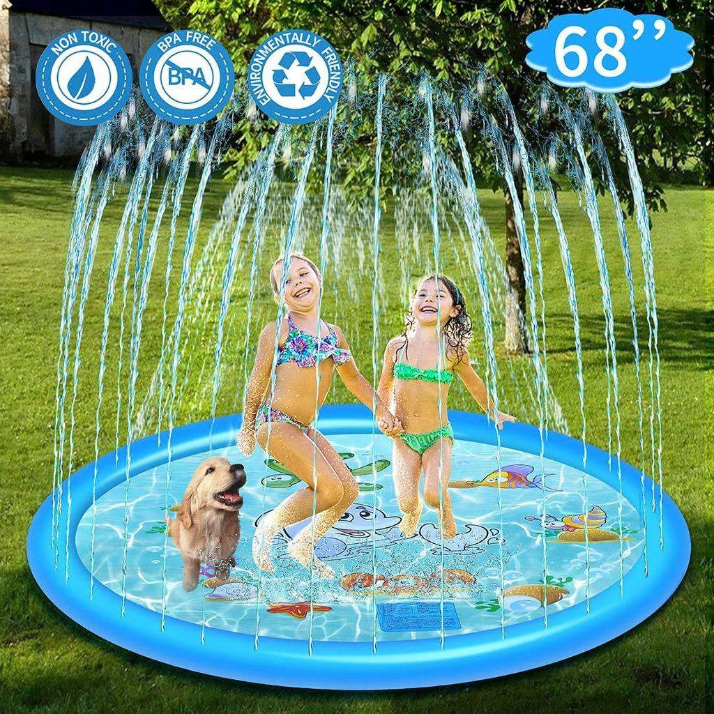 Vibrant Sprinkler Splash Pad for Ultimate Backyard Water Fun