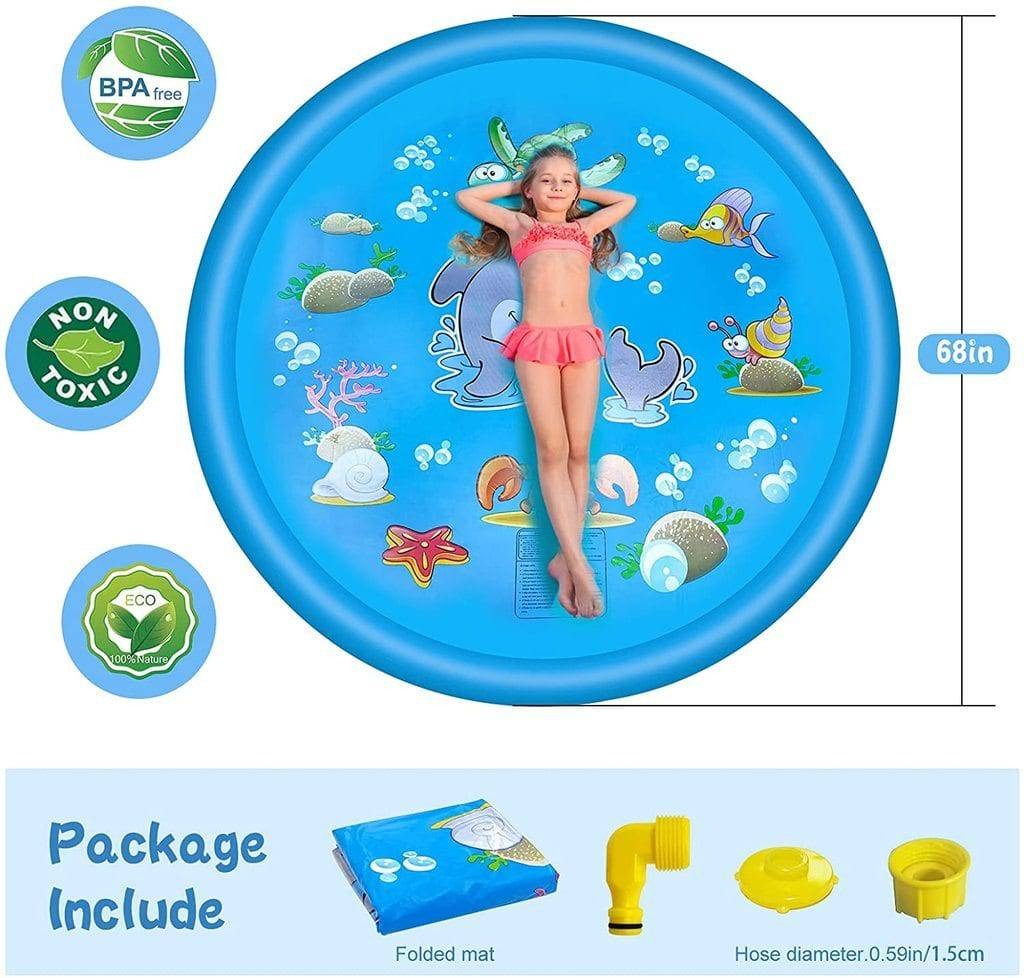Vibrant Sprinkler Splash Pad for Ultimate Backyard Water Fun