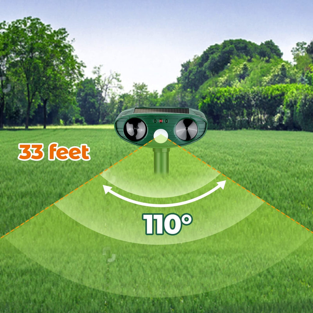 Ultrasonic Woodpecker Deterrent - Humane, Effective Bird Repellent for Wood Surfaces