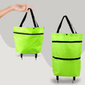 2-in-1 Foldable Wheeled Shopping Bag - Lightweight and Compact