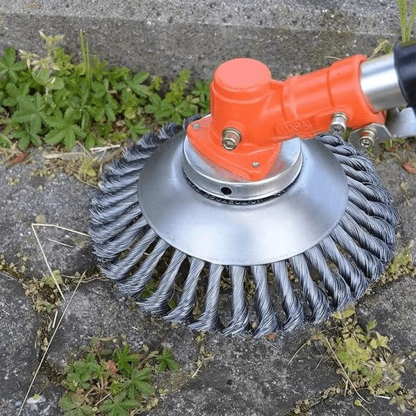 Unbreakable Round-Edge Wire Trimmer Blade for Weed Removal – Durable Grass Trimmer Blades, Ideal Gift for Gardeners