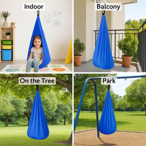 Calming Sensory Therapy Swing for Autism — Indoor & Outdoor Hammock