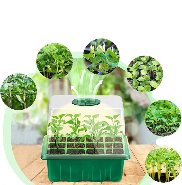 Indoor Household Nursery Pot with Built-In Grow Light — Seed Starter Tray for Healthy, Fast Seedling Growth
