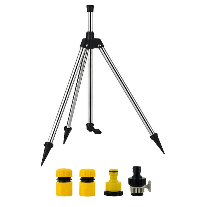 Premium High-Pressure Rotating Tripod Sprinkler for Even Lawn Coverage
