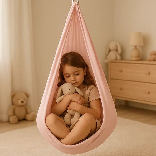 Calming Sensory Therapy Swing for Autism — Indoor & Outdoor Hammock