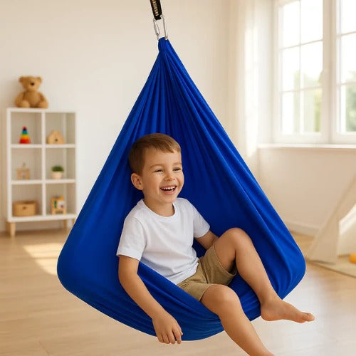 Calming Sensory Therapy Swing for Autism — Indoor & Outdoor Hammock
