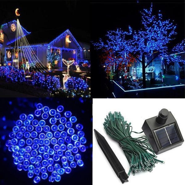 17m Solar-Powered LED Fairy Light String – 100 LEDs