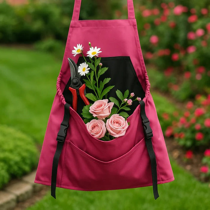 Heavy-Duty Harvesting Apron with Quick-Release Pouch