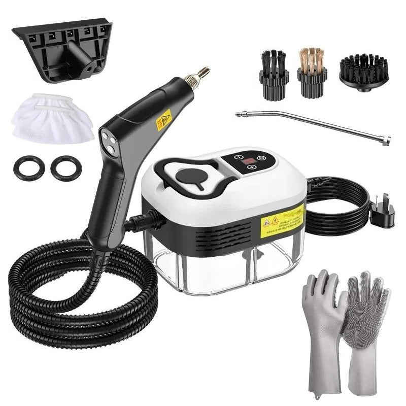 Powerful 2500W High-Pressure Steam Cleaner with Gloves Included