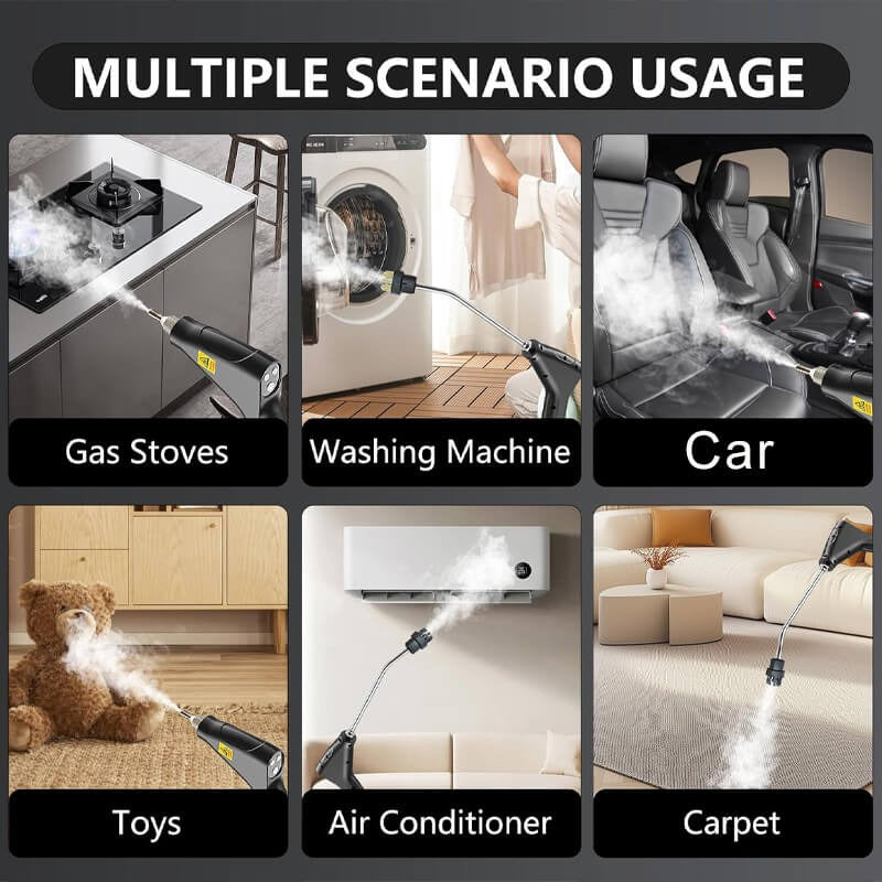 Powerful 2500W High-Pressure Steam Cleaner with Gloves Included