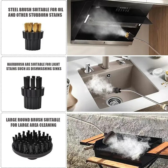 Powerful 2500W High-Pressure Steam Cleaner with Gloves Included