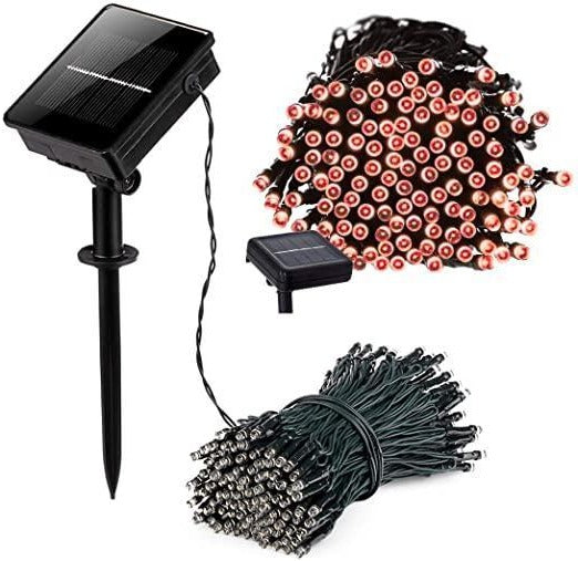 17m Solar-Powered LED Fairy Light String – 100 LEDs