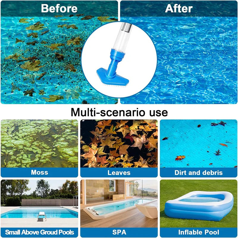 Rechargeable Cordless 3-in-1 Pool Vacuum Cleaner