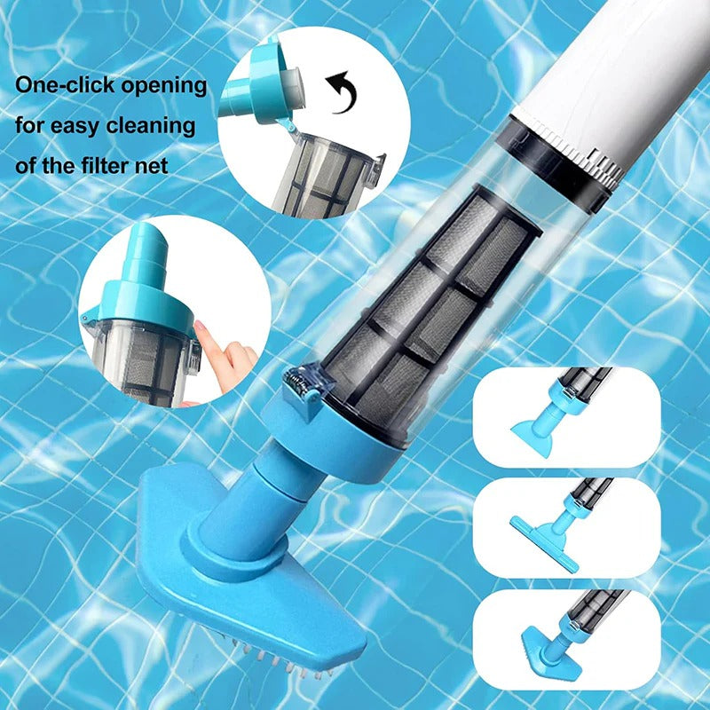 Rechargeable Cordless 3-in-1 Pool Vacuum Cleaner