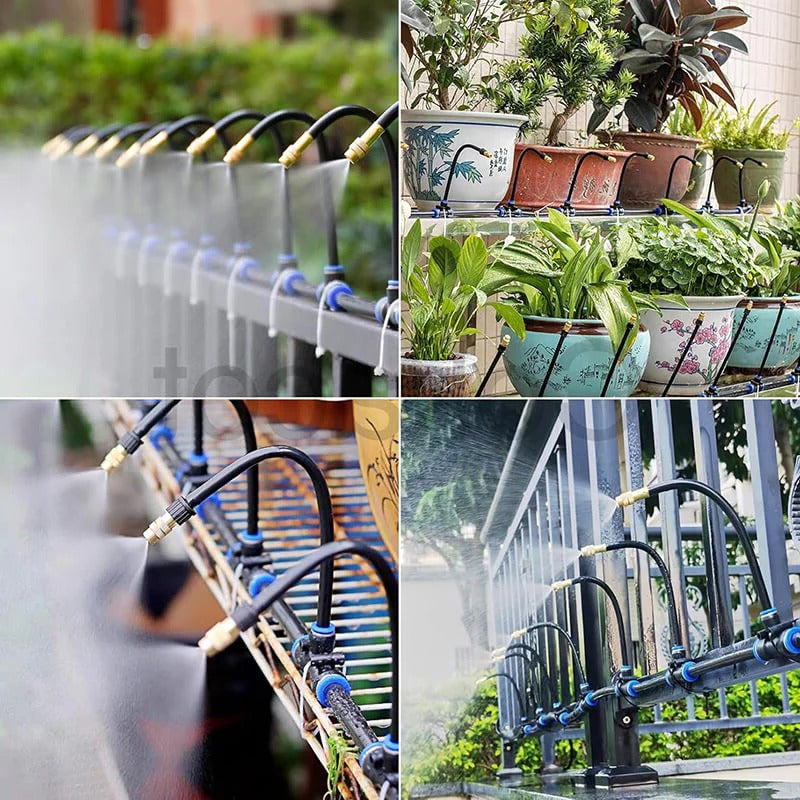 All-in-One Drip Irrigation Kit with 360° Flexible Hose for Precise, Efficient Watering