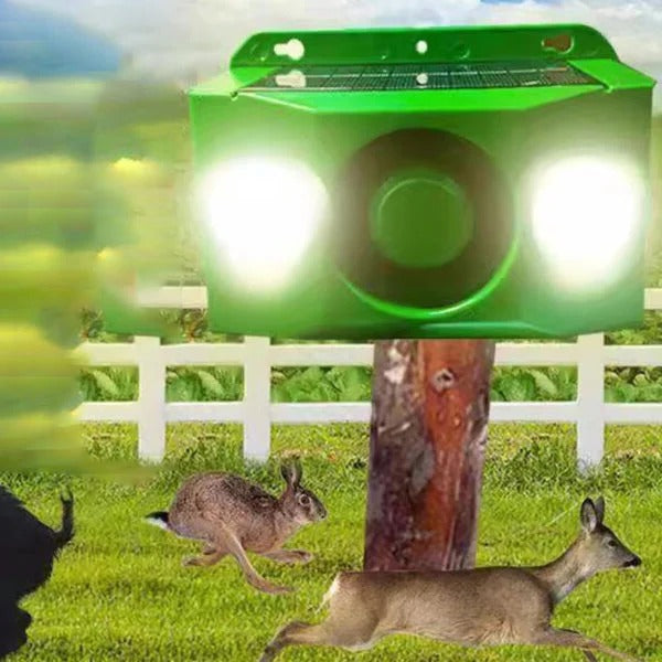 Solar-Powered Beast-Repellent Warning Lights