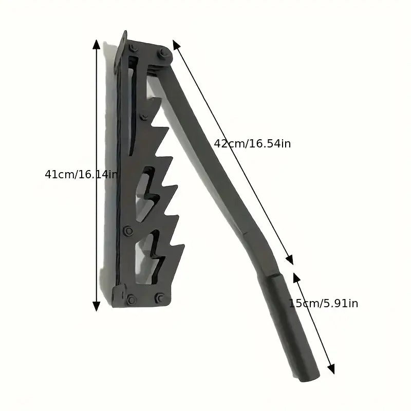 Wall-Mounted Firewood Kindling Splitter - Easy, Safe, Effortless Kindling Prep