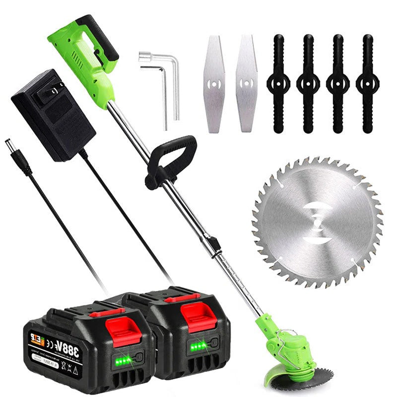 High-Performance Cordless Grass Trimmer - Battery-Powered Electric String Trimmer