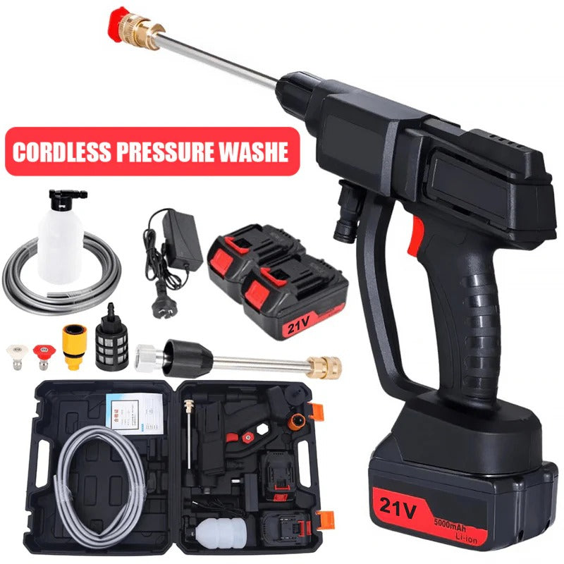 Cordless High-Pressure Washer with Dual Batteries – Powerful, Portable Cleaning Anywhere