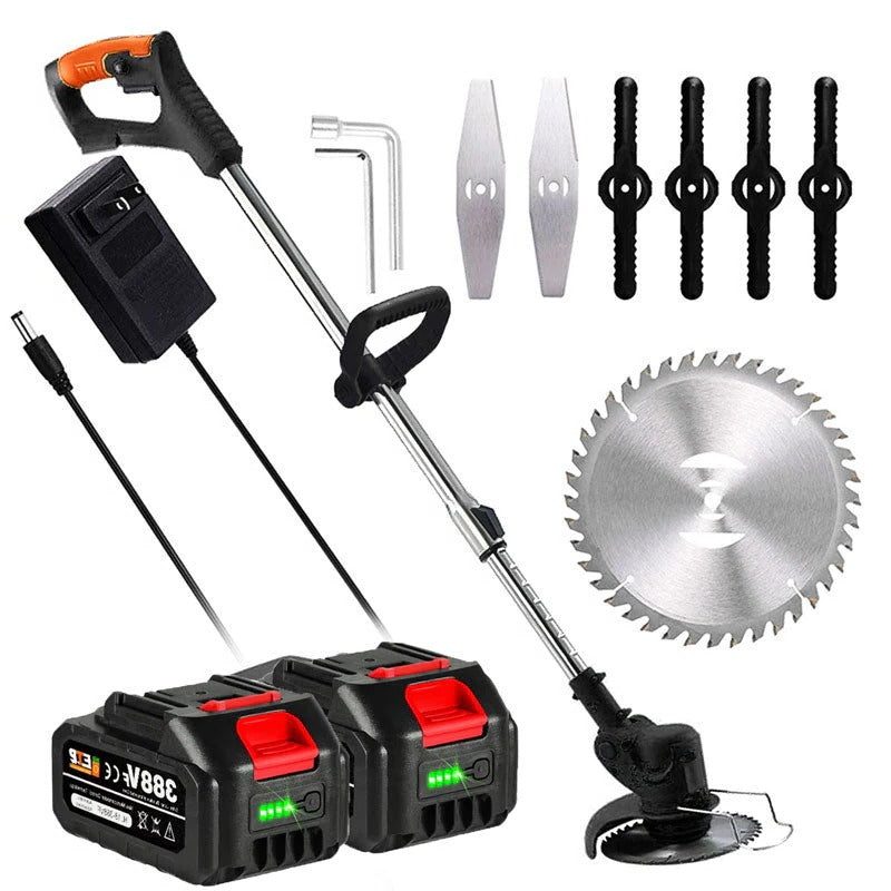 High-Performance Cordless Grass Trimmer - Battery-Powered Electric String Trimmer