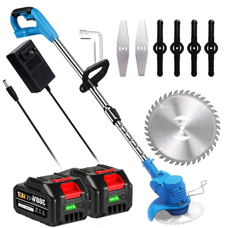 High-Performance Cordless Grass Trimmer - Battery-Powered Electric String Trimmer