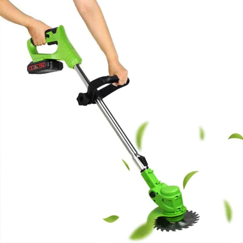 High-Performance Cordless Grass Trimmer - Battery-Powered Electric String Trimmer